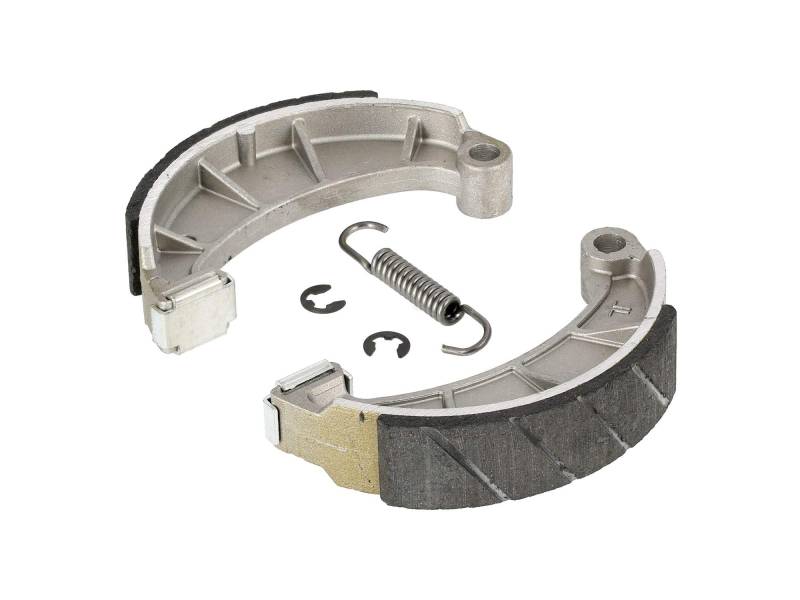Set: 2x Bremsbacke "Sport" inkl. Feder, auswechselbare Zwischenlage - für Simson von Renner Automotive