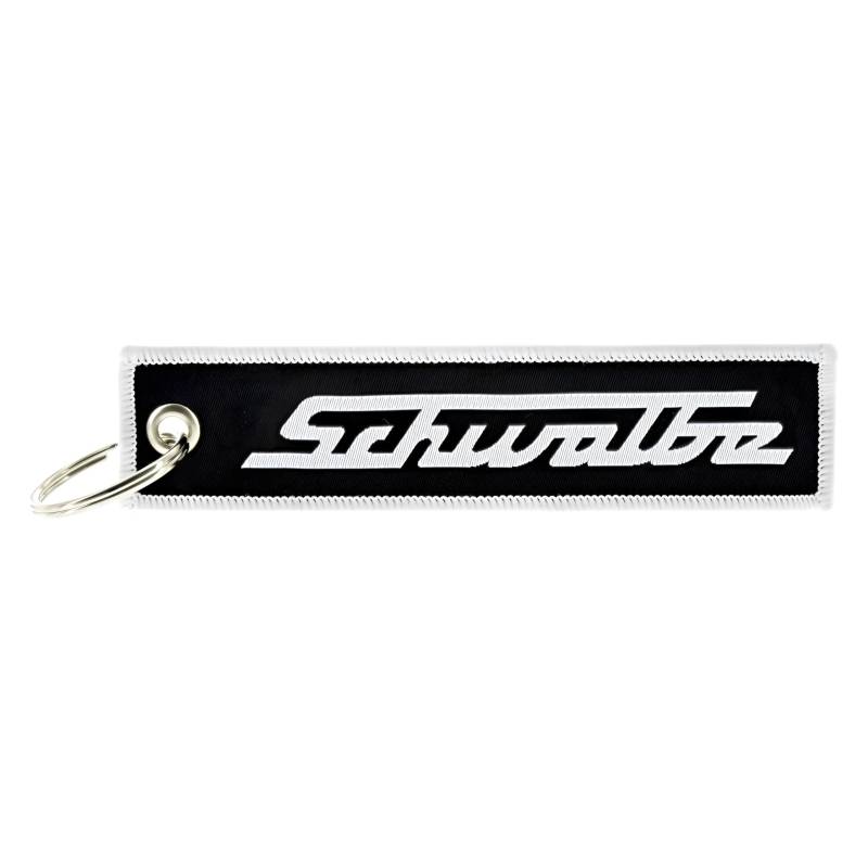 Stoff - Schlüsselanhänger - Motiv: Schwalbe von MZA