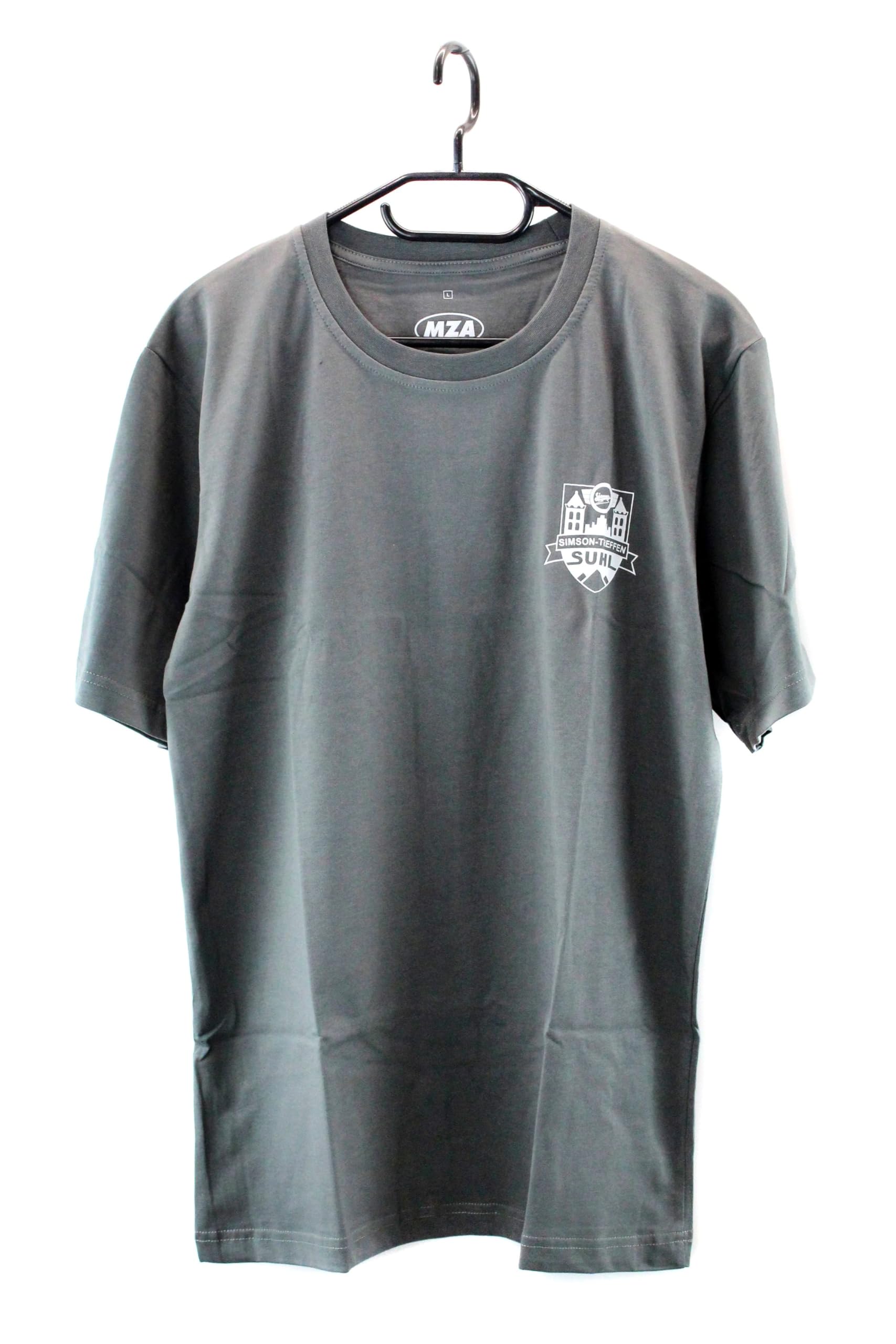 T-Shirt, Farbe: Grau, Größe: M - Motiv: SIMSON - Treffen Suhl von MZA