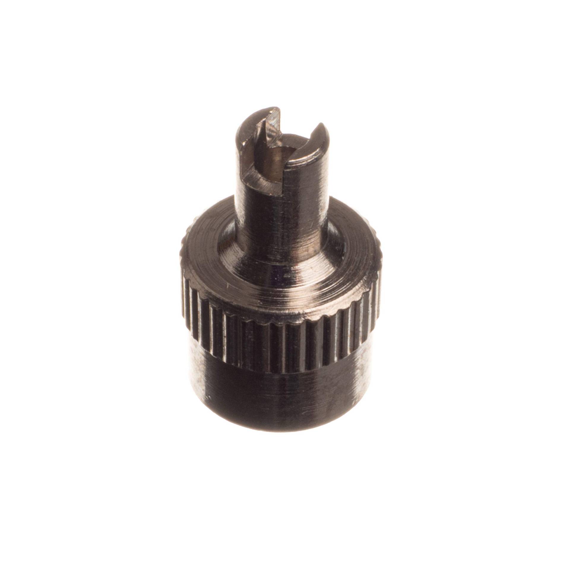 Ventilkappe mit Werkzeug + Dichtring - Metall - VG8- Gewinde mit Schlüsselansatz - Geriffelter Rand Ventilkappe mit Werkzeug + Dichtring - Metall - VG8- Gewinde mit Schlüsselansatz - Geriffelter Rand von MZA