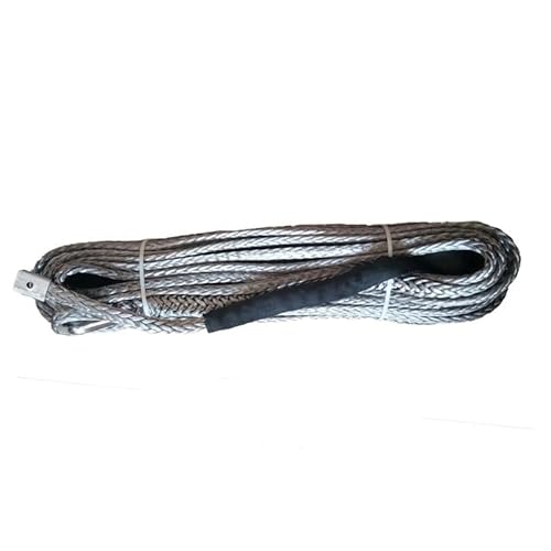 MZTZHVNVGK 12mm X 25m Offroad 4X4 Car Accessories Synthetic Winch Rope(Red) von MZTZHVNVGK