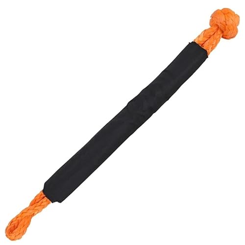MZTZHVNVGK 43000lbs Soft Shackle Synthetic Rope Synthetic Soft Shackle Off Road Towing Rope for Sailing SUV Off Road Towing ATV Recovery(Orange) von MZTZHVNVGK