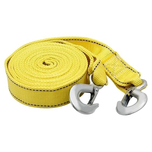 MZTZHVNVGK Car Trailer Rope Off Road Pulling Rope 5-ton 4M 5M Trailer with Rescue Pulling Rope Steel Wire Rope Thickened Special(Gold) von MZTZHVNVGK