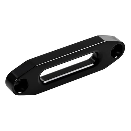 MZTZHVNVGK Metal Front Rear 4-7/8'' 124mm Mount Centers for 3000LBS ATV UTV Rope Cable Vehicle Accessory(Black) von MZTZHVNVGK