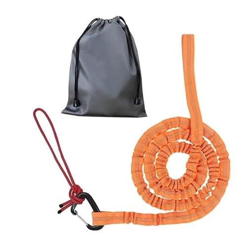MZTZHVNVGK New Portable Bicycle Tow Rope Flexible Outdoor Tools Bicycle Traction Rope Retractable Parent-Child Pull Rope Trailer Rope(Orange) von MZTZHVNVGK