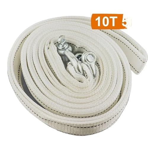 MZTZHVNVGK Tow Rope Anti-Impact Belt Car Trailer Rope 10T 5m 7m Car Truck SUV General Tow Strap Automotive Accessories Tow Rope(10T5M) von MZTZHVNVGK