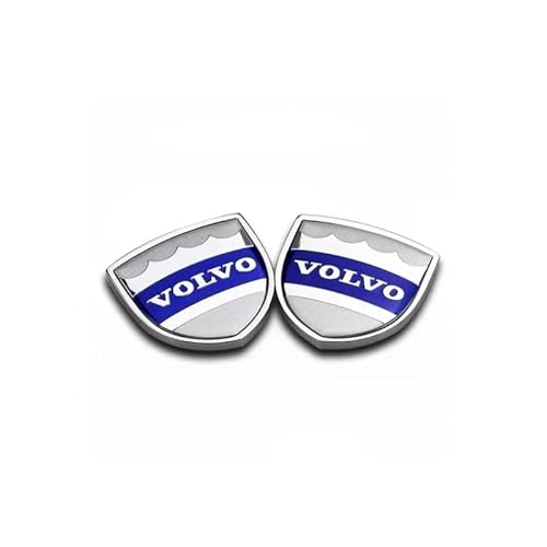 Auto Emblem Aufkleber für Volvo XC90 2007-2014,Selbstklebende Auto Marke Etikett Buchstaben Emblem Sticker Frontkennzeichen Kofferraum Logo Abzeichen Auto Dekoration Zubehör,B von MaJher