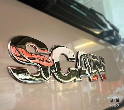 LKW Grill Emblem Set Scania Logo Edelstahl 2 Stück LKW Grill Emblem Set Scania Logo Edelstahl 2 Stück von mabi automotive parts