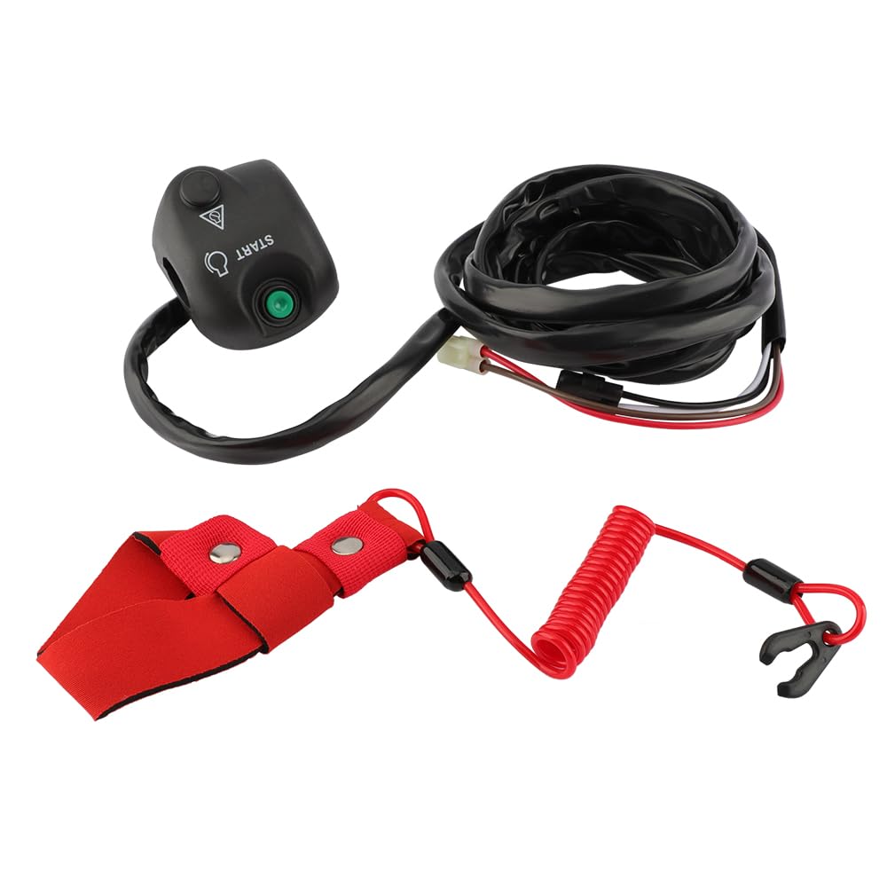 Mabutingti Lenker Start Stopp Kill Schalter Box Aassy & Sicherheitsleine für Waverunner Superjet 650 700 SJ700 SJ650 FX1 FX700 Außenbordmotor Boot Motor Abschaltung Mabutingti Lenker Start Stopp Kill Schalter Box Aassy & Sicherheitsleine für Waverunner Superjet 650 700 SJ700 SJ650 FX1 FX700 Außenbordmotor Boot Motor Abschaltung von Mabutingti