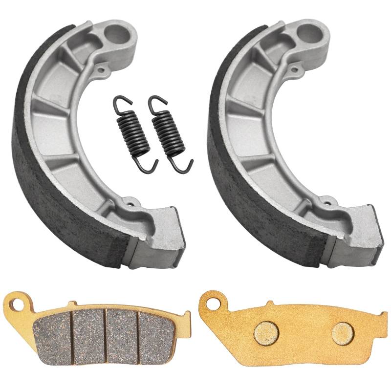 Mabutingti Semi-Metallic-Pro Vorder bremsbeläge und Hinterrad bremsbacken für Honda Shadow VLX 600 VT600 1994-2007 von Mabutingti
