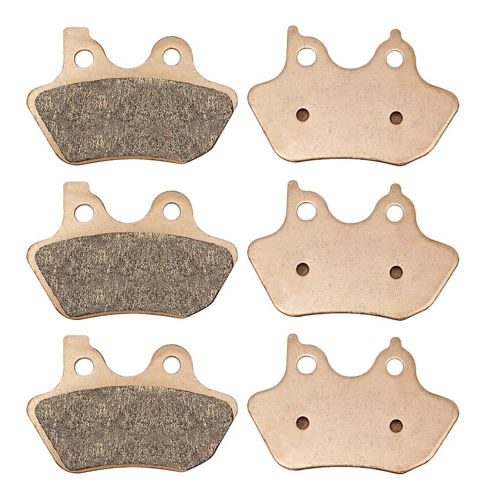 Mabutingti Vorder und Hinter bremsbeläge Sintered für Harley Davidson Softail Dyna Electra Glide Heritage Fat Boy Night Train Road Glide Road King Street Glide 2000-2007 Mabutingti Vorder und Hinter bremsbeläge Sintered für Harley Davidson Softail Dyna Electra Glide Heritage Fat Boy Night Train Road Glide Road King Street Glide 2000-2007 von Mabutingti