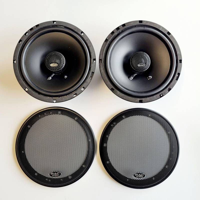 Mac Audio BLK 16.2 Koaxial Lautsprecher System 2 Wege 1 Paar Neu von Mac Audio