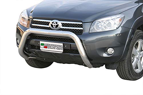 Mach SuperBar Frontmanschette in Edelstahlrohr Rav 4 2006-2009 von Mach