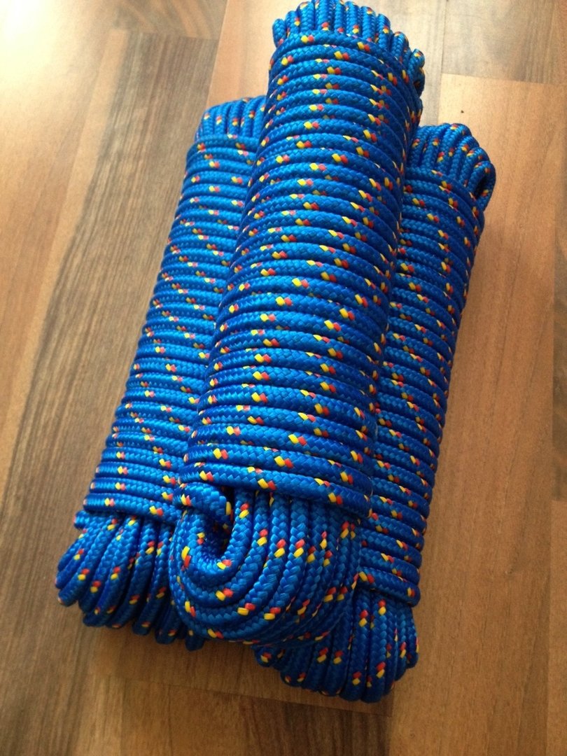 Nr.10 Blaues Tauwerk,Tau 10 mm x 30 m,Ankerleine,Seil,Leine,Festmacher,Allzweckseil, Segeltauwerk, Mehrzweckseil, Bootstau, Strick, Ersatzseil, Reparaturseil, Schot, Kordel,Spannseil,Rope Nr.10 Blaues Tauwerk,Tau 10 mm x 30 m,Ankerleine,Seil,Leine,Festmacher,Allzweckseil, Segeltauwerk, Mehrzweckseil, Bootstau, Strick, Ersatzseil, Reparaturseil, Schot, Kordel,Spannseil,Rope von Machermann