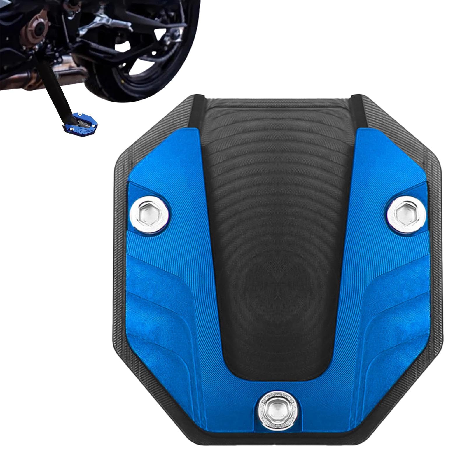 Maciun Motorrad-Ständer-Pad | Anti-Rutsch-Seitenständer-Verlängerungsplatte, Fußstützpolster – stabile vergrößerte Basis, hochfeste Motorrad-Ständer-Fußplatte für Outdoor, Straßenwagen Maciun Motorrad-Ständer-Pad | Anti-Rutsch-Seitenständer-Verlängerungsplatte, Fußstützpolster – stabile vergrößerte Basis, hochfeste Motorrad-Ständer-Fußplatte für Outdoor, Straßenwagen von Maciun