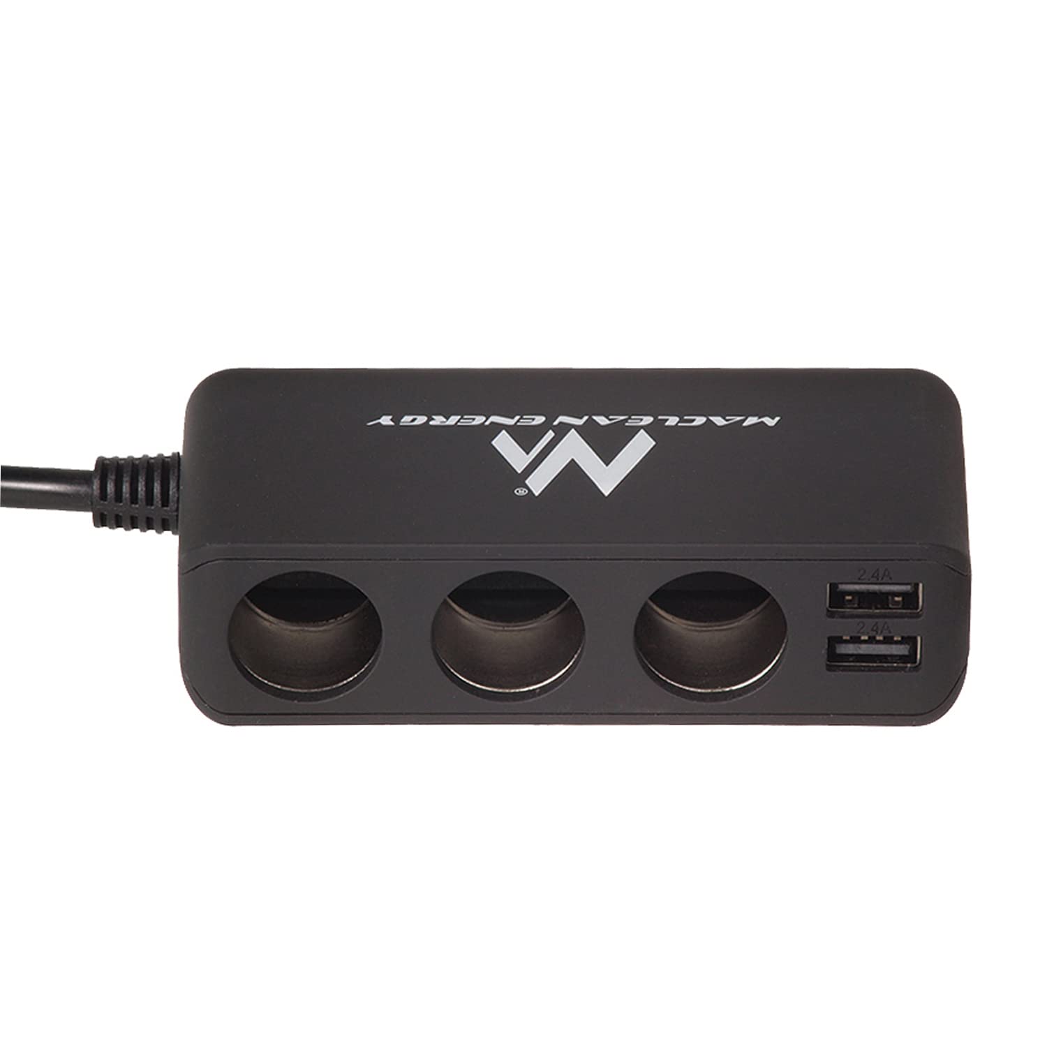 Maclean MCE117 Auto Ladegerät Voltmeter Zigarettenanzünder Steckdosen Verteiler 3-Fach Steckdose 4xUSB 4,8A 5V KFZ (Zigarettenanzünder-Verteiler) Maclean MCE117 Auto Ladegerät Voltmeter Zigarettenanzünder Steckdosen Verteiler 3-Fach Steckdose 4xUSB 4,8A 5V KFZ (Zigarettenanzünder-Verteiler) von Maclean