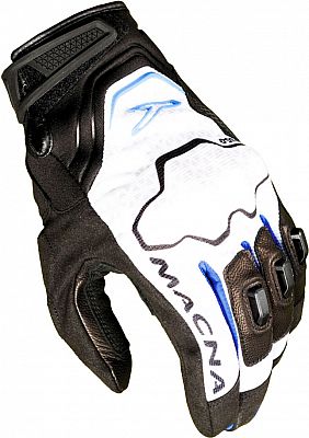 Macna Assault, Handschuhe - Weiß/Blau - XL von Macna