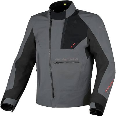 Macna Corvit, Textiljacke wasserdicht - Grau/Schwarz - XXL von Macna