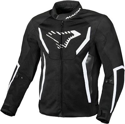 Macna Grisco, Textiljacke - Schwarz/Weiß - 3XL von Macna