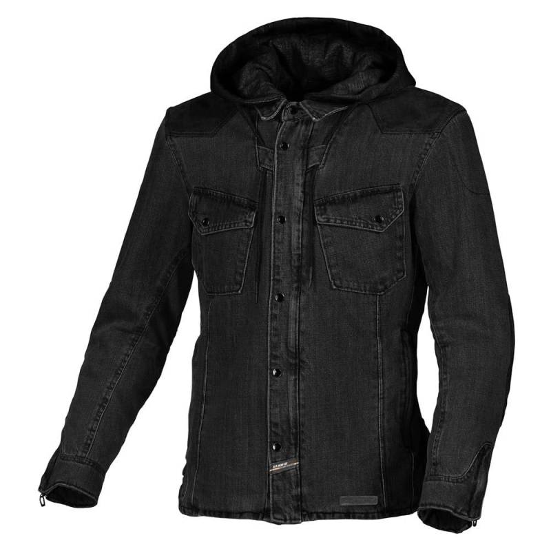 Macna Inland Motorrad Textiljacke, schwarz, S von Macna