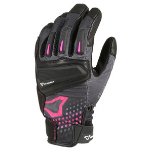 Macna Jugo Damen-Handschuhe Schwarz Pink von Macna