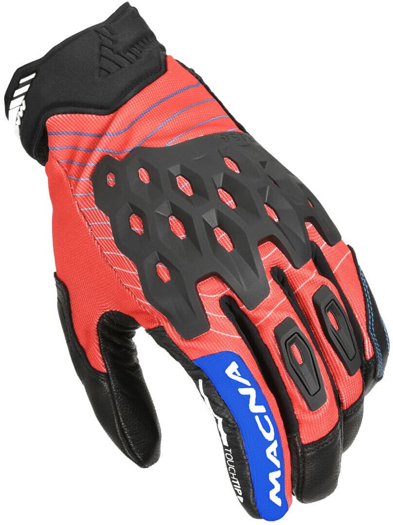 Macna Motorradhandschuhe Tanami S Rot/Schwarz von Macna