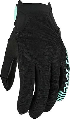 Macna Obtain Leder, Handschuhe Damen - Schwarz/Mint - L von Macna