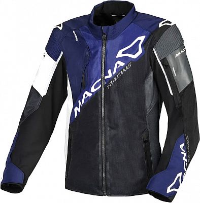Macna Sigil, Textiljacke - Schwarz/Blau/Weiß - XXL von Macna