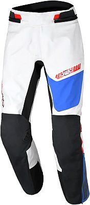 Macna Synchrone, Textilhose wasserdicht - Hellgrau/Schwarz/Blau - XXL von Macna