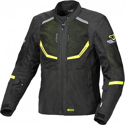 Macna Tondo, Textiljacke - Schwarz/Neon-Gelb - XXL von Macna