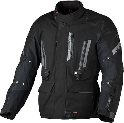 Macna Ultimax 2.0, Textiljacke wasserdicht - Schwarz/Dunkelgrau - XXL von Macna