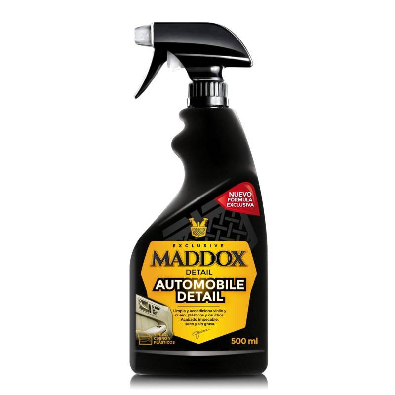 Maddox Detail - Automobildetail 500 ml | Auto Armaturenbrett | Wachsspray für auto | Reiniger Satin-Effekt | Feuchtigkeitsspendendes und schützendes Innenraum-Pflegemittel von Maddox Detail