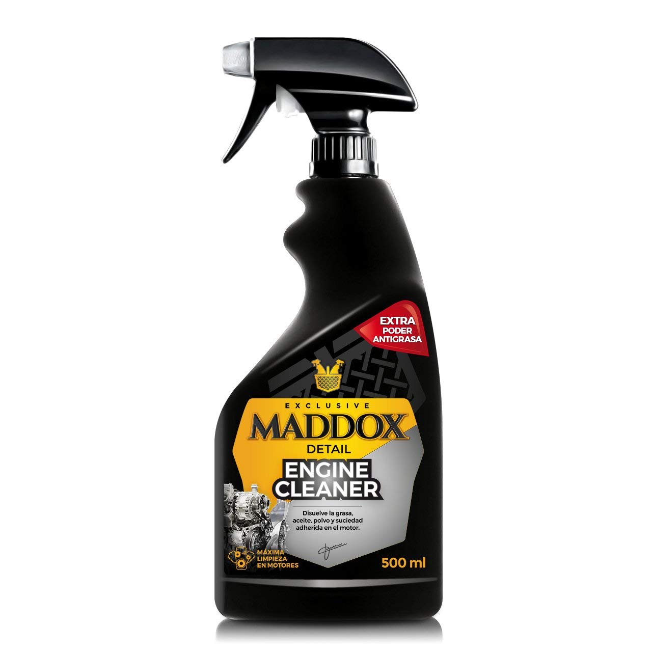 Maddox Detail - Motorreiniger 500ml | Motorenreiniger | Löst Fett, Öl, Staub und hartnäckigen Schmutz im Motor auf | Beschädigt die behandelte Oberfläche nicht Maddox Detail - Motorreiniger 500ml | Motorenreiniger | Löst Fett, Öl, Staub und hartnäckigen Schmutz im Motor auf | Beschädigt die behandelte Oberfläche nicht von Maddox Detail