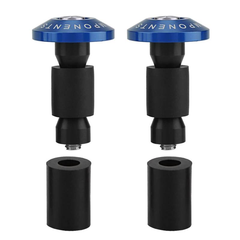 Lenkerendkappe, 22mm 7 / 8inch Motorrad Lenkerendschieber Stecker für Racing ATV Offroad(Blau) von Madezz