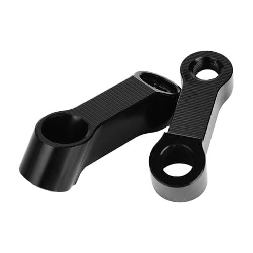 Madezz Spiegelverlängerung Spiegel Verlängerung Adapter 10mm 8mm Rückspiegelverlängerung Riser für Motorrad Spiegelhalterung Riser Montage Motorrad Rückspiegel Adapter Kit Riser Mount Extender von Madezz