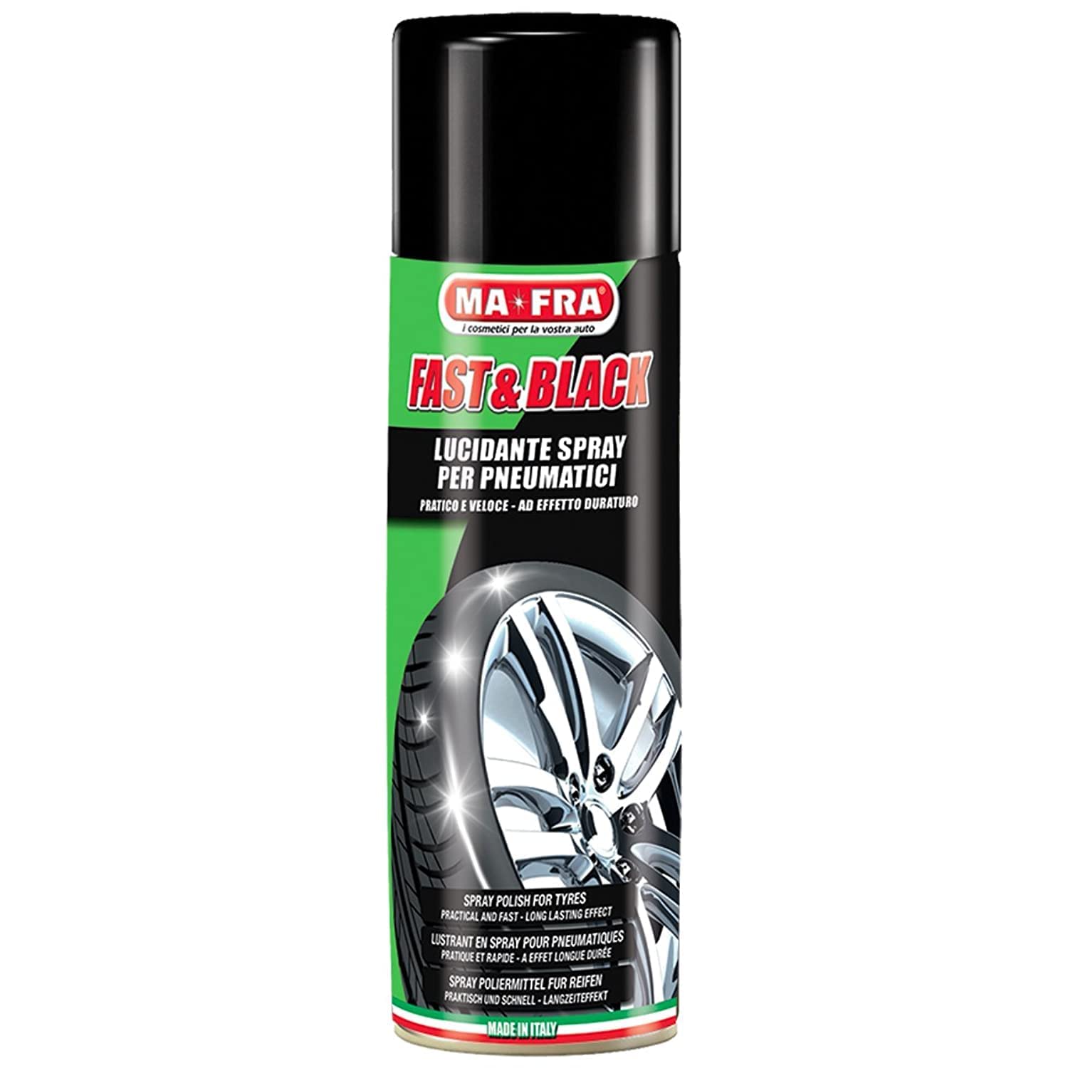MA-FRA Fast & Black Reifenpflege Glanz Spray Reifenschwärzer 500ml von Mafra