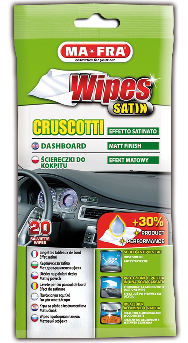 Mafra Dashboard Wipes Satin Effect, 20er Pack von Mafra