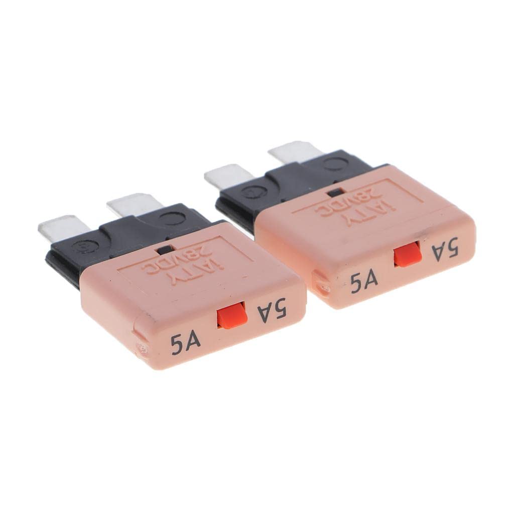MagiDeal 12V Auto Rückstellbare Mini Sicherung Leistungsschalter, 5A, Grün MagiDeal 12V Auto Rückstellbare Mini Sicherung Leistungsschalter, 5A, Grün von MagiDeal