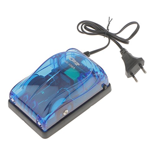 MagiDeal 220V Sauerstoffpumpe Luftpumpe Aquarienpumpe Belüfter Pumpe Ausströmer für Aquarium - HX106A von MagiDeal