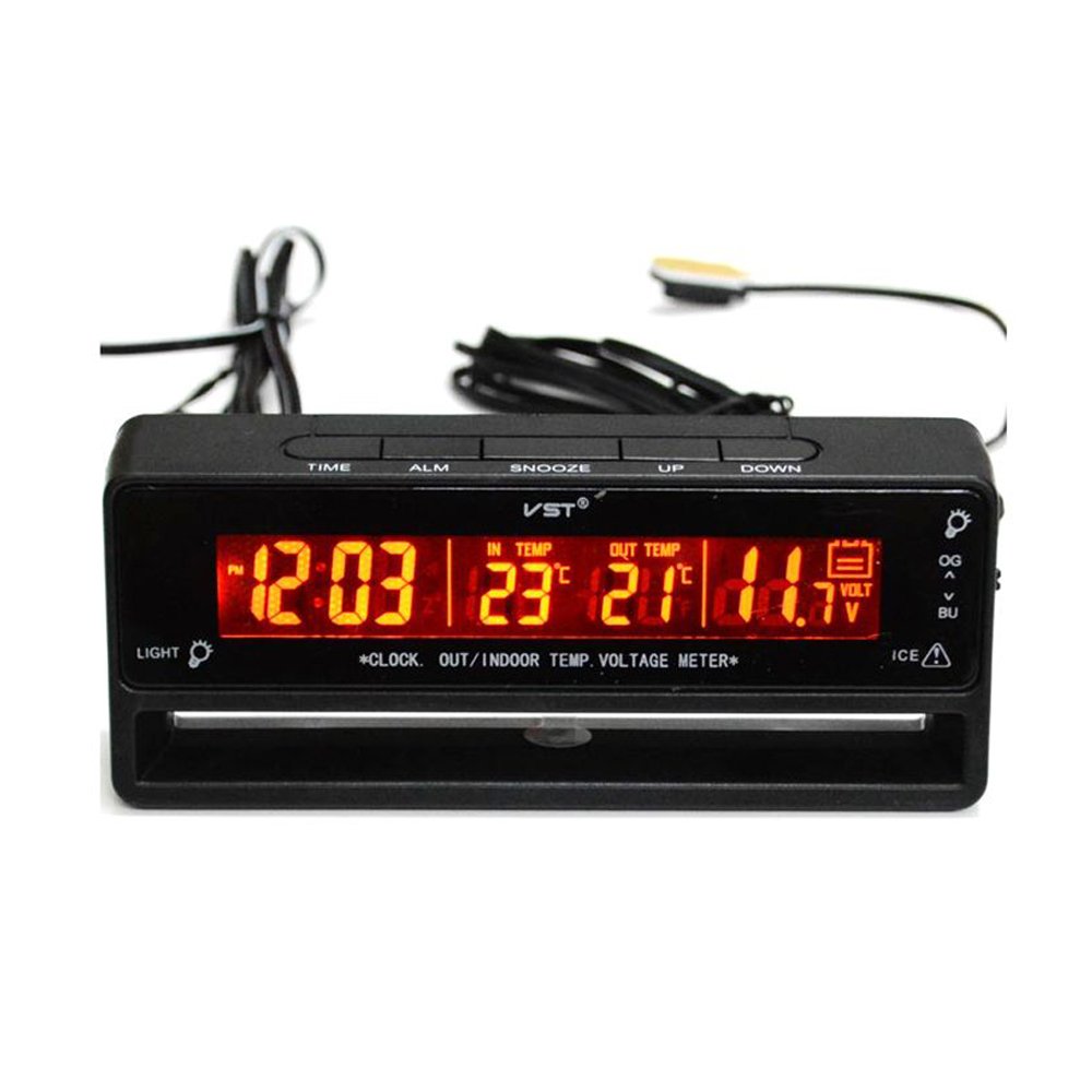 MagiDeal Auto Digitaluhr Temperatur Voltmeter Batterie Monitor MagiDeal Auto Digitaluhr Temperatur Voltmeter Batterie Monitor von MagiDeal