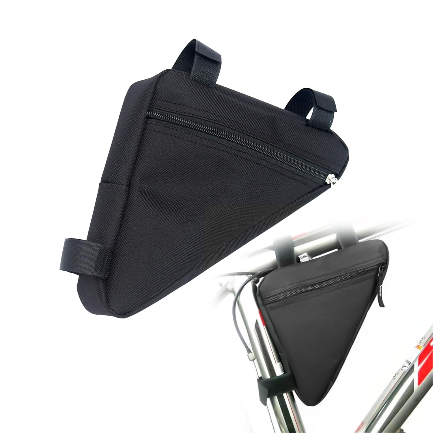 Unisex Triangle Bag, Fahrradtasche, Leichte Fahrradtaschen, Rahmentasche Dreieckstasche Fahrradtasche Für MTB, Ideal Für Vorhängeschloss, Wasserdicht Zur Aufbewahrung Von Handys, Fahrradzubehör, Etc von MagiSel