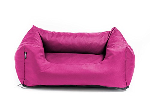 Magic Dog Luna Hundebett Hundekorb Tierbett Hundesofa Hundedecke (2XL (120x100 cm), Rosa) von Magic Dog