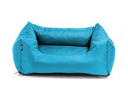 Magic Dog Luna Hundebett Hundekorb Tierbett Hundesofa Hundedecke (L (70x60 cm), Blau) von Magic Dog