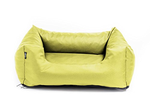 Magic Dog Luna Hundebett Hundekorb Tierbett Hundesofa Hundedecke (L (70x60 cm), Limone) von Magic Dog