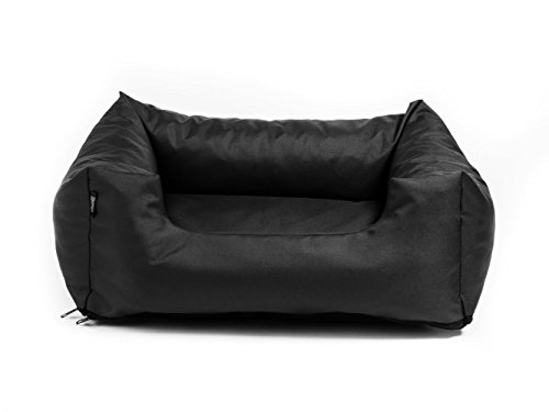 Magic Dog Luna Hundebett Hundekorb Tierbett Hundesofa Hundedecke (M (50x40 cm), Schwarz) von Magic Dog