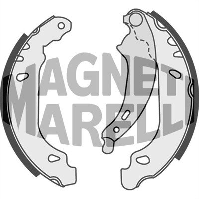 Bremsbacke Hinterachse Magneti Marelli 360219192191 von Magneti Marelli