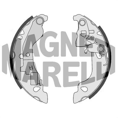 Bremsbacke Hinterachse Magneti Marelli 360219192194 von Magneti Marelli