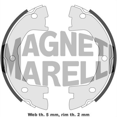 Bremsbacke Hinterachse Magneti Marelli 360219198295 von Magneti Marelli