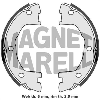 Bremsbacke Hinterachse Magneti Marelli 360219198302 Bremsbacke Hinterachse Magneti Marelli 360219198302 von Magneti Marelli