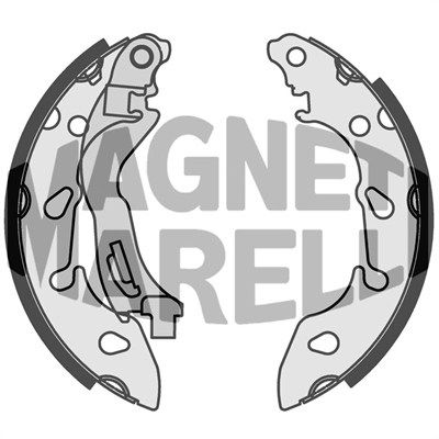 Bremsbacke Hinterachse Magneti Marelli 360219198318 Bremsbacke Hinterachse Magneti Marelli 360219198318 von Magneti Marelli